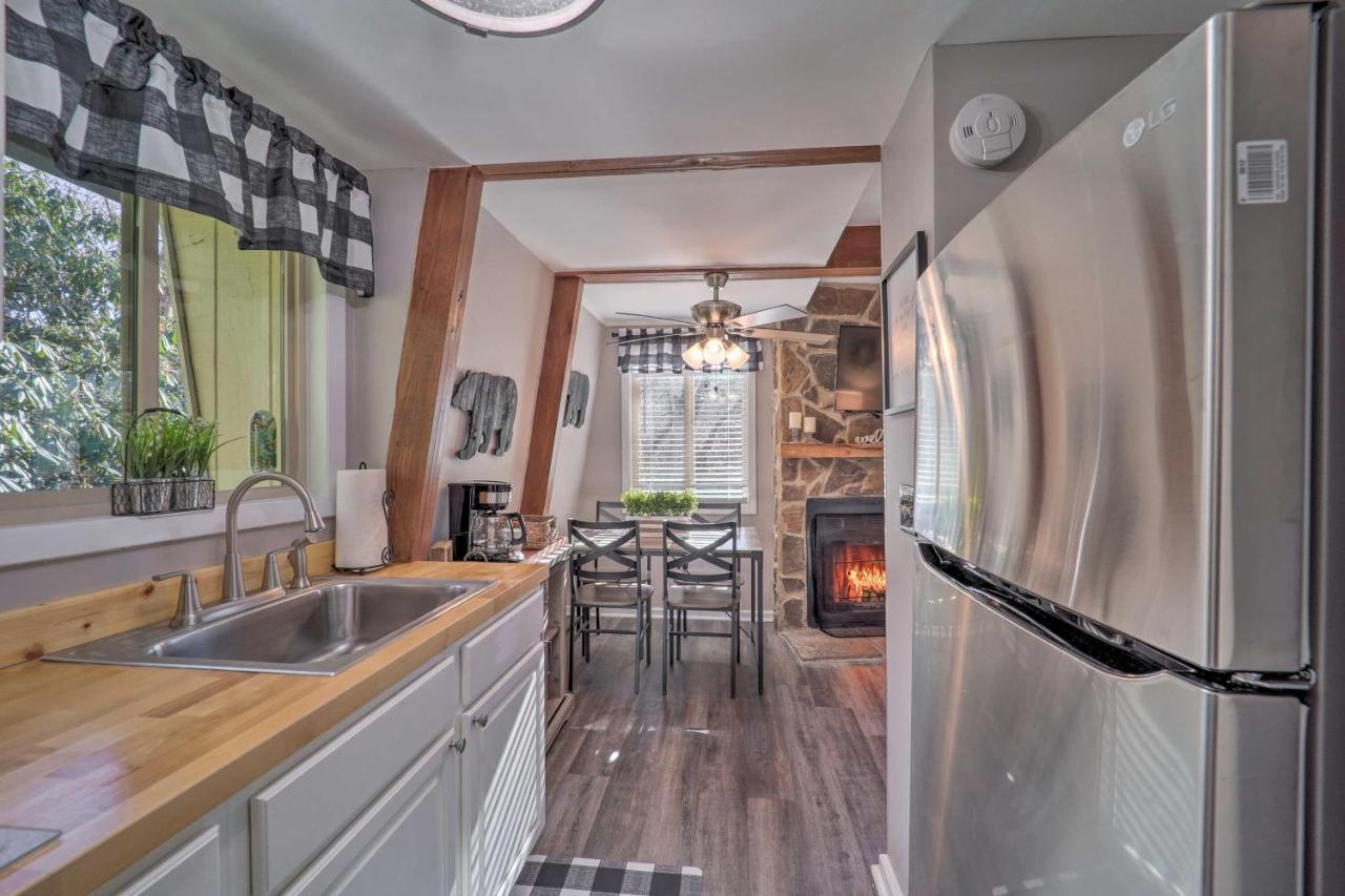 Banner Elk Mountain Retreat With Deck And Fireplace Exterior foto
